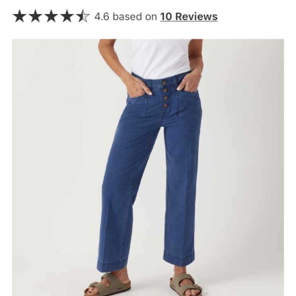 Women's Shop Square Button-Front Pants